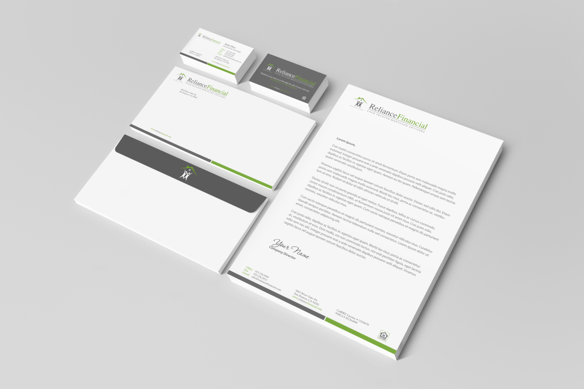 Stationery Design by HYPdesign for Reliance Financial | Design #3539363