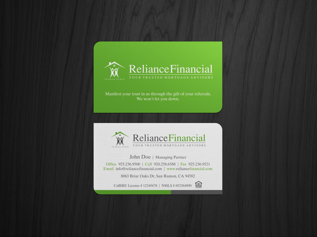 Stationery Design by HYPdesign for Reliance Financial | Design #3543973
