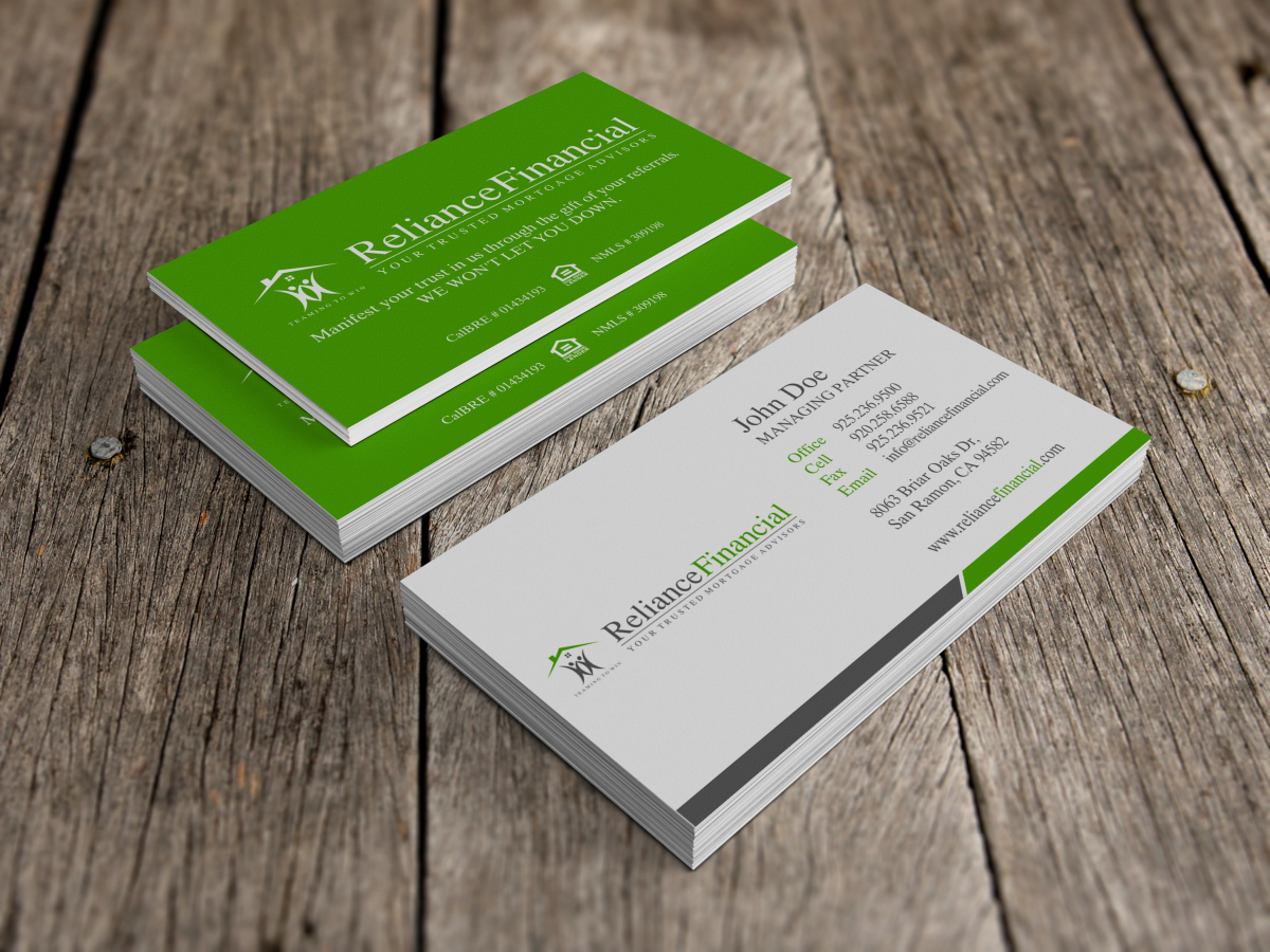 Stationery Design by HYPdesign for Reliance Financial | Design #3563996