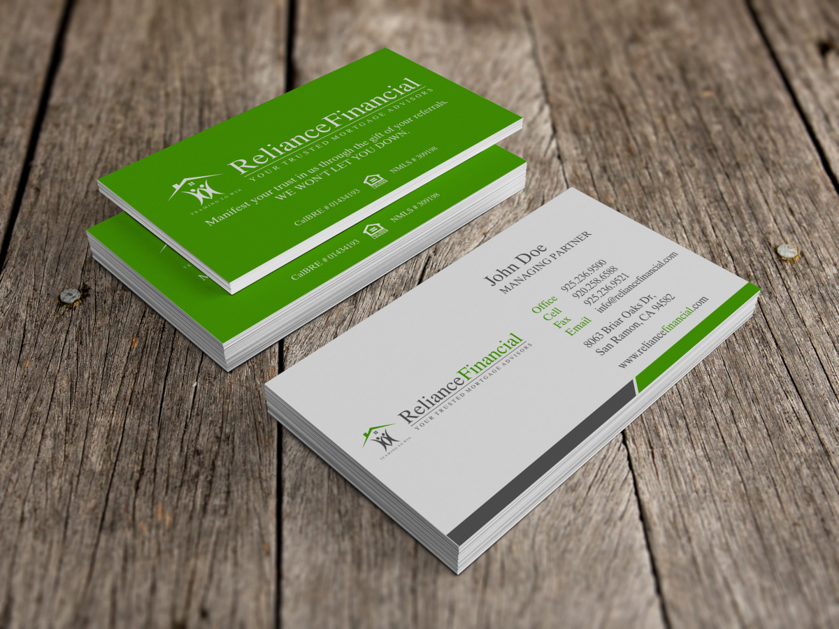 Stationery Design by HYPdesign for Reliance Financial | Design #3564310