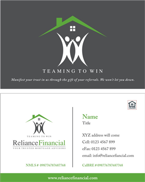 Diseño de Papelería por Sushma para Reliance Financial | Diseño: #3528298