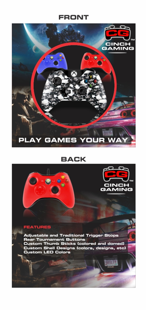 Verpackungs-Design von supreme.kaur für Cinch Gaming | Design: #3514722