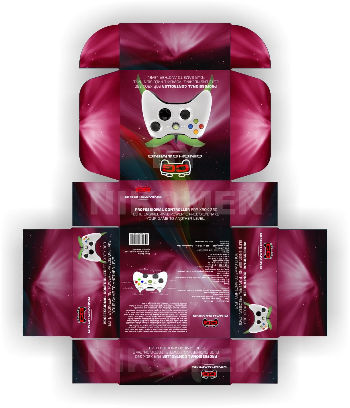 Verpackungs-Design von Nikomen für Cinch Gaming | Design #3523766