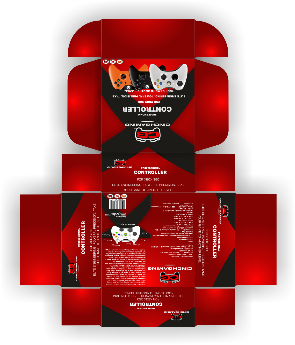 Verpackungs-Design von Nikomen für Cinch Gaming | Design #3558127
