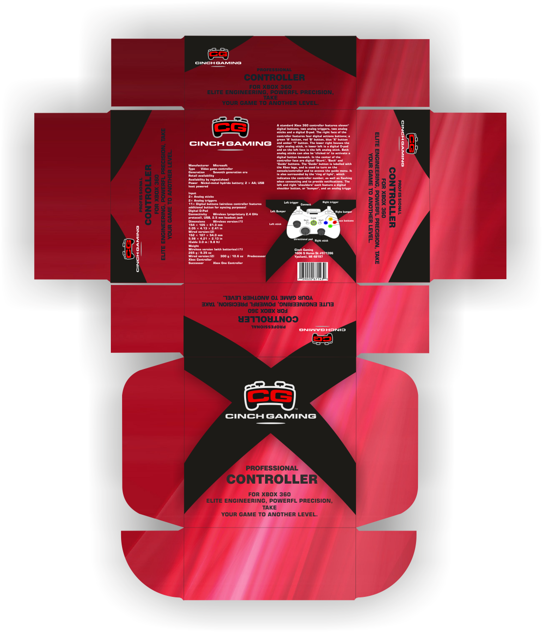 Verpackungs-Design von Nikomen für Cinch Gaming | Design #3608878