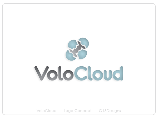 Logo Design by Suzie Q - Q13Designs.com for VOLOCLOUD | Design #879439