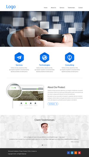 Web Design by Infinity Pix for this project | Design #4082530