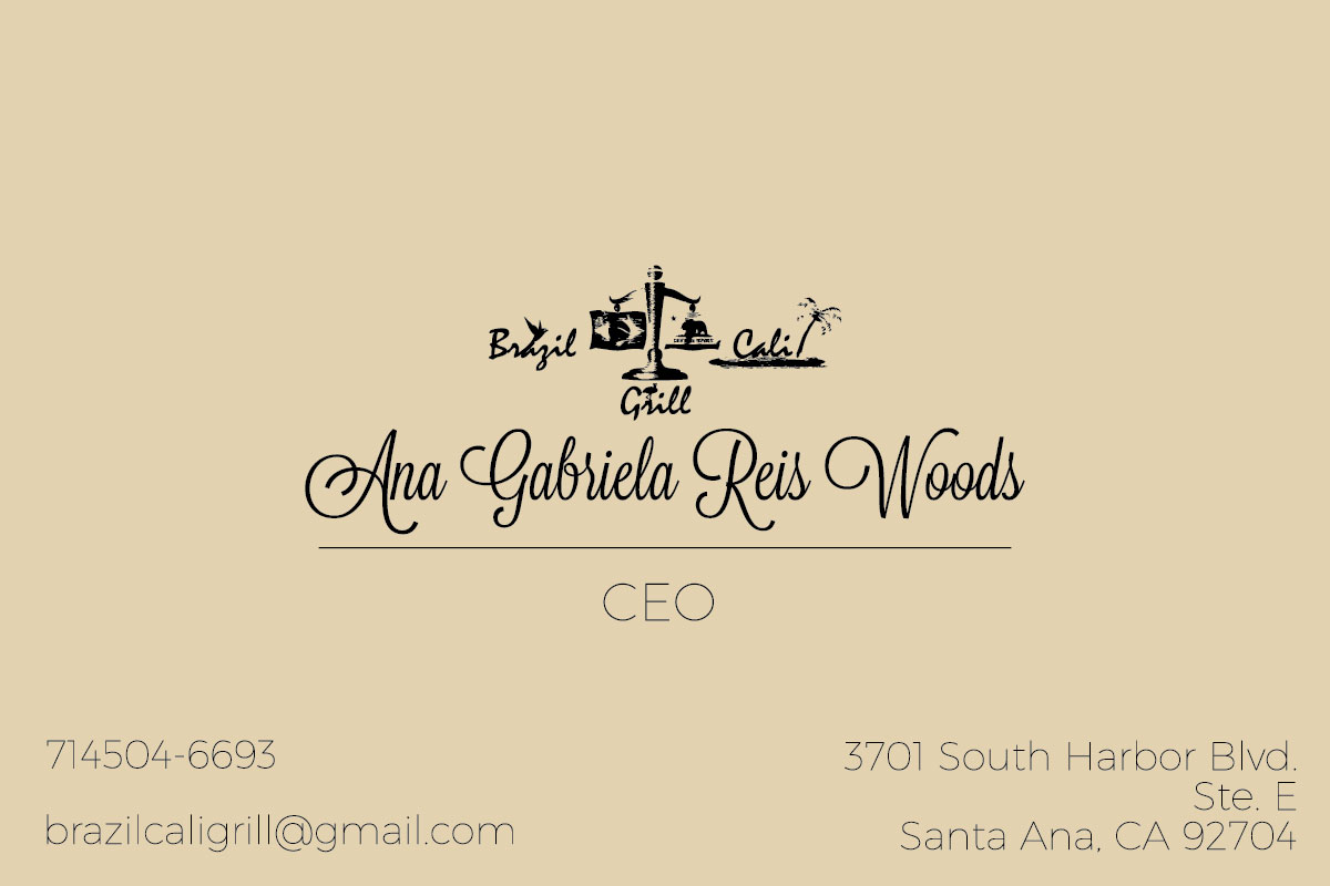 Business Card Design by pixelbox for Brazilian Cali Grill LLC | Design #6066992