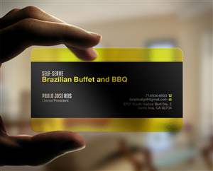 Business Card Design by Lanka Ama for Brazilian Cali Grill LLC | Design: #6069936