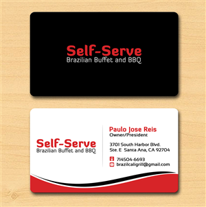 Business Card Design by Lanka Ama for Brazilian Cali Grill LLC | Design: #6069978