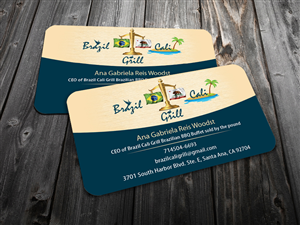 Business Card Design by snowymasterdesigns for Brazilian Cali Grill LLC | Design: #6070070
