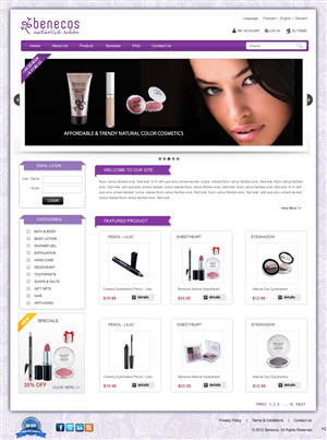 Web Design by pb for True Nature Group, Inc | Design: #854014