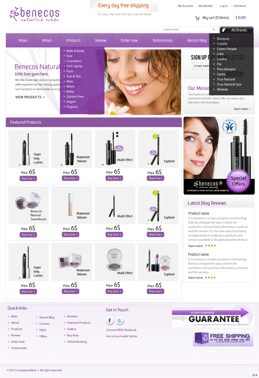 Web Design by pb for True Nature Group, Inc | Design #859508
