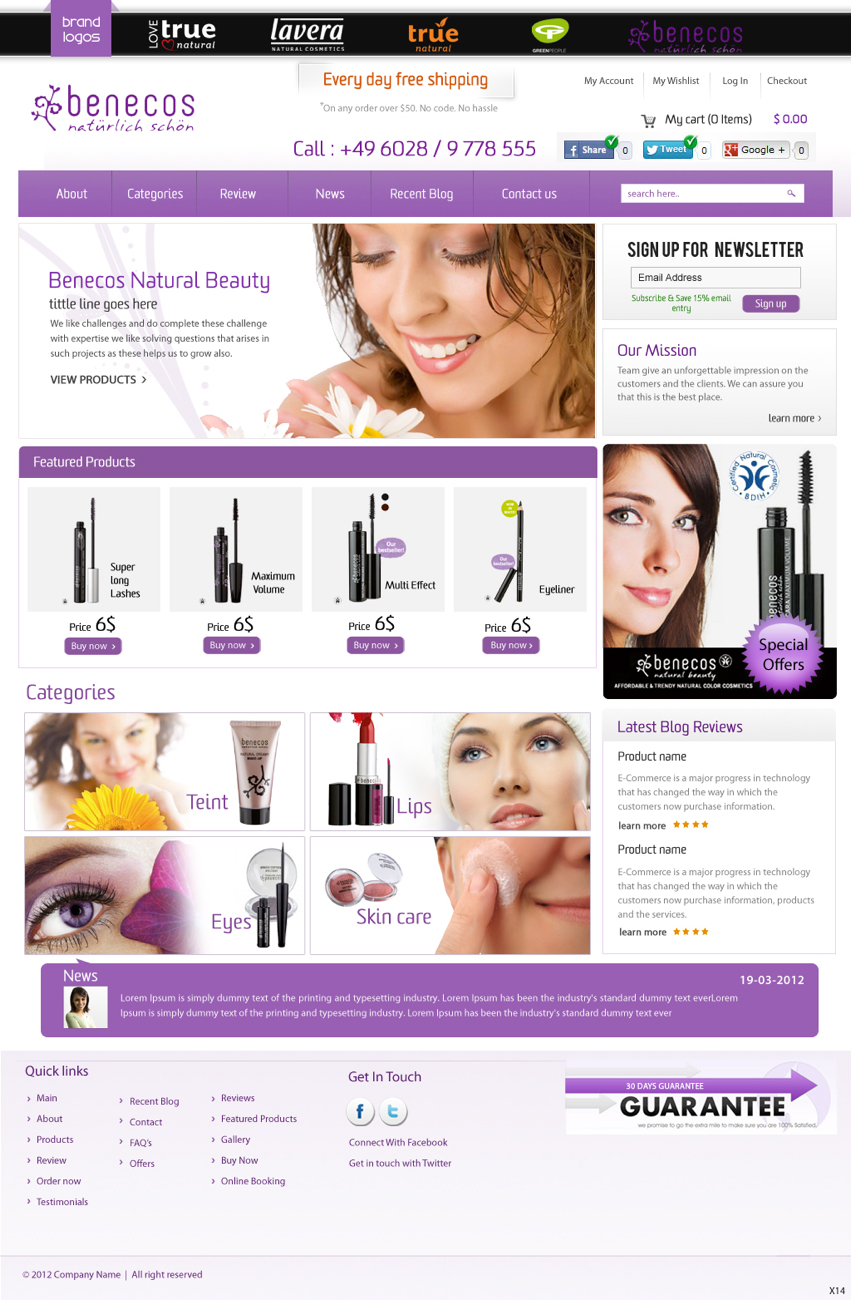 Web Design by pb for True Nature Group, Inc | Design #864795