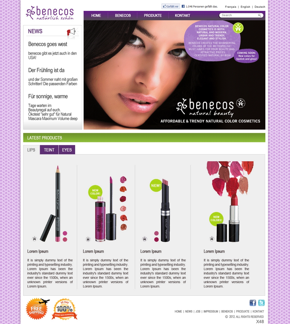 Web Design by pb for True Nature Group, Inc | Design #867821
