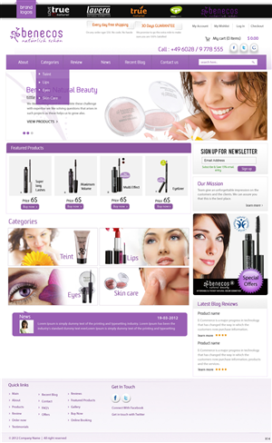 Web Design by pb for True Nature Group, Inc | Design: #869303