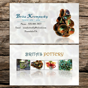 Brita's Ceramic Business cards ideas  | Design de Carte de Visite par Sandaruwan