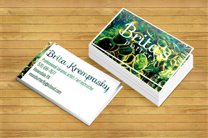 Business Card Design by isabel paoli for Brita's Ceramics /Brita's Pottery  | Design: #3481573