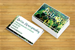 Business Card Design by isabel paoli for Brita's Ceramics /Brita's Pottery  | Design: #3481574