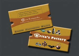 Design de Carte de Visite par Swayam pour Brita's Ceramics /Brita's Pottery  | Design : #3498369