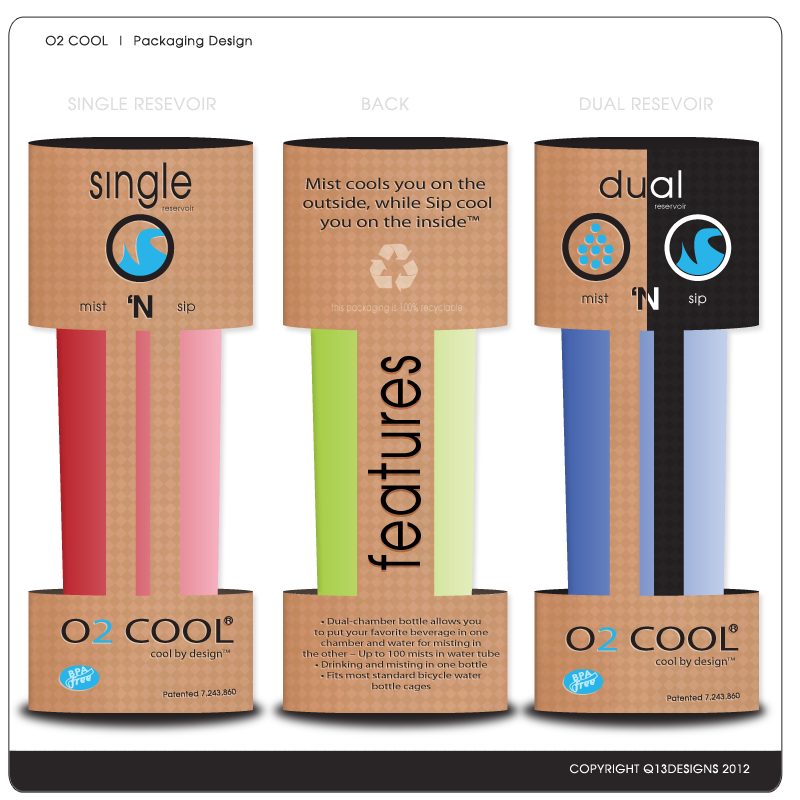 Packaging Design by Suzie Q - Q13Designs.com for O2 Cool | Design #884528