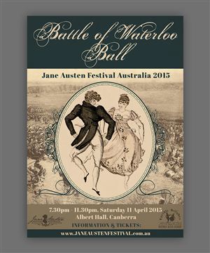 Battle of Waterloo Ball | Diseño de Póster por karolin