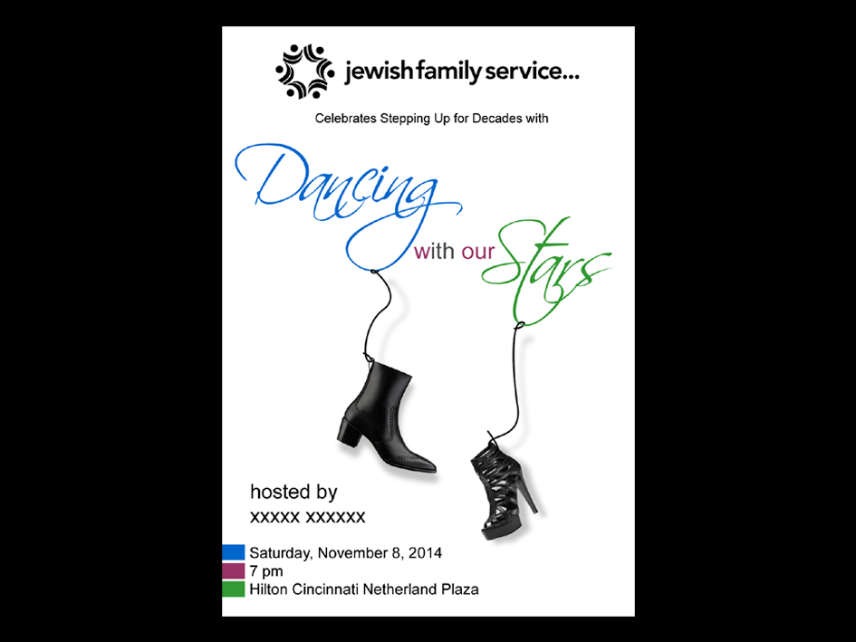 Invitation Design by whitepaper for Jewish Family Service | Design #3504445