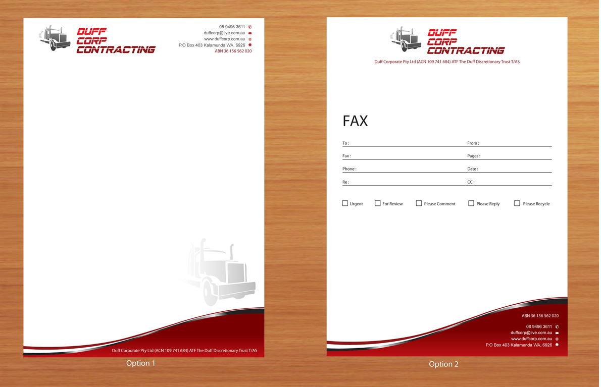 Stationery Design by Sbss for this project | Design #861846