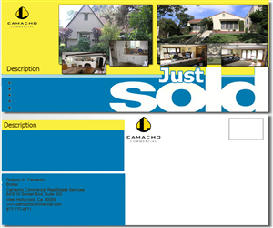 Design de Carte Postale par eman140 pour Camacho Commercial Real Estate Services | Design : #3565910