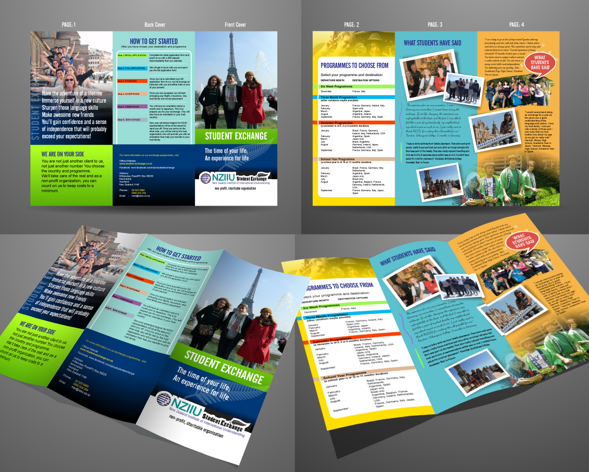 Brochure Design by designgreen for NZIIU | Design #3476715