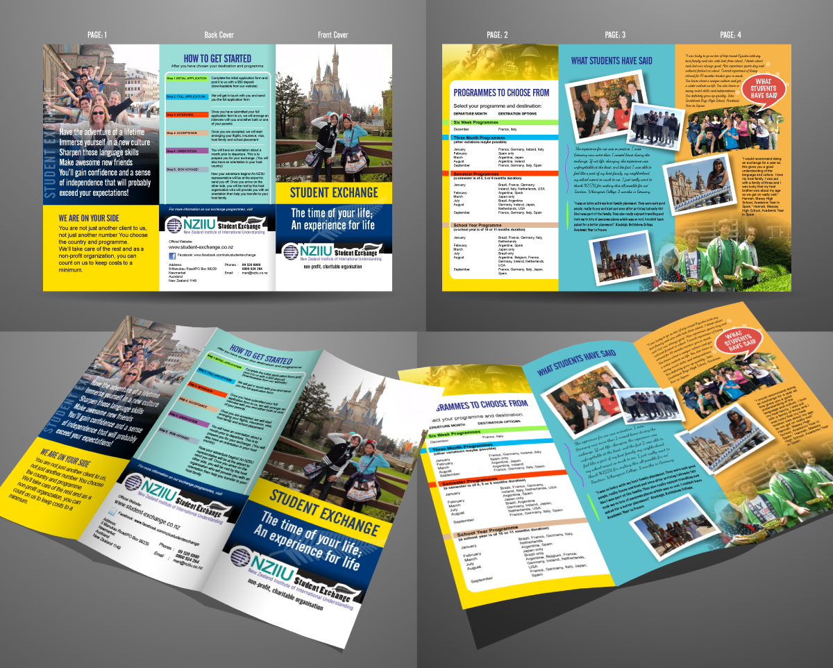 Diseño de Brochure por designgreen para NZIIU | Diseño #3485787