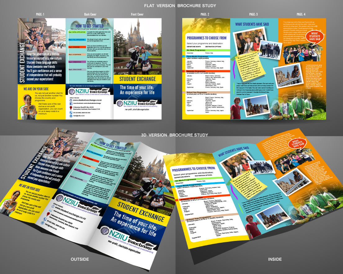 Diseño de Brochure por designgreen para NZIIU | Diseño #3508901