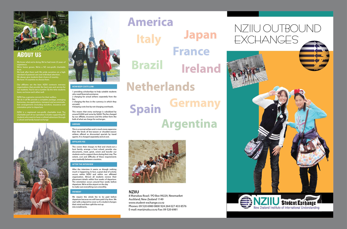 Brochure Design by Adillusion for NZIIU | Design #3485617