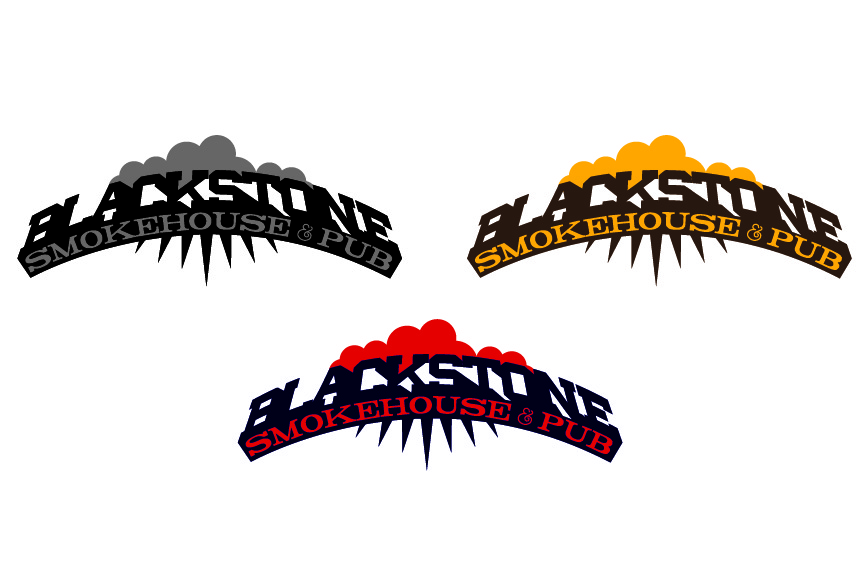 Logo Design by EMPAYAR PASSOMPA for Blackstone Smokehouse & Pub | Design #3459402