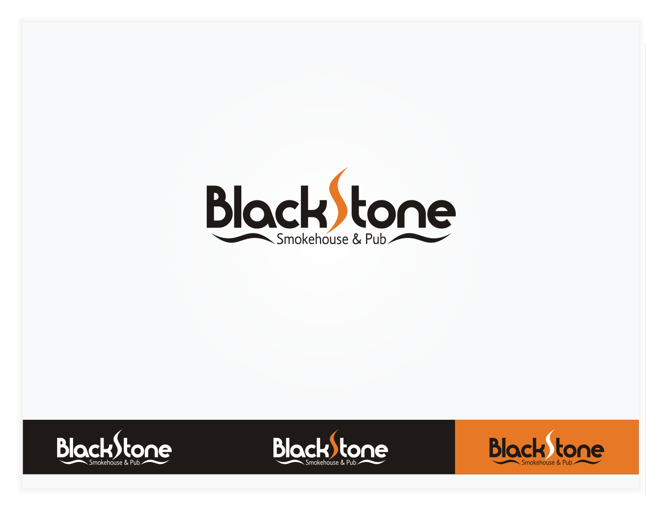 Logo Design by brandit for Blackstone Smokehouse & Pub | Design #3456489