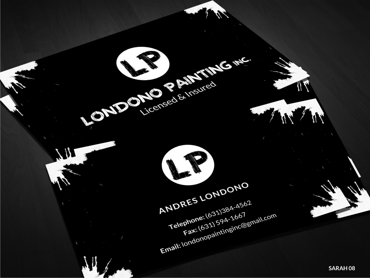 Business Card Design by Sarah Haroon for this project | Design #3472322