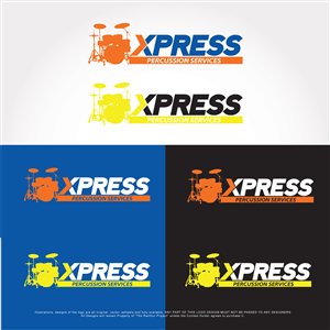 Logo Design by The RANFOUR Project for Xpress Percussion Services | Design: #3481737