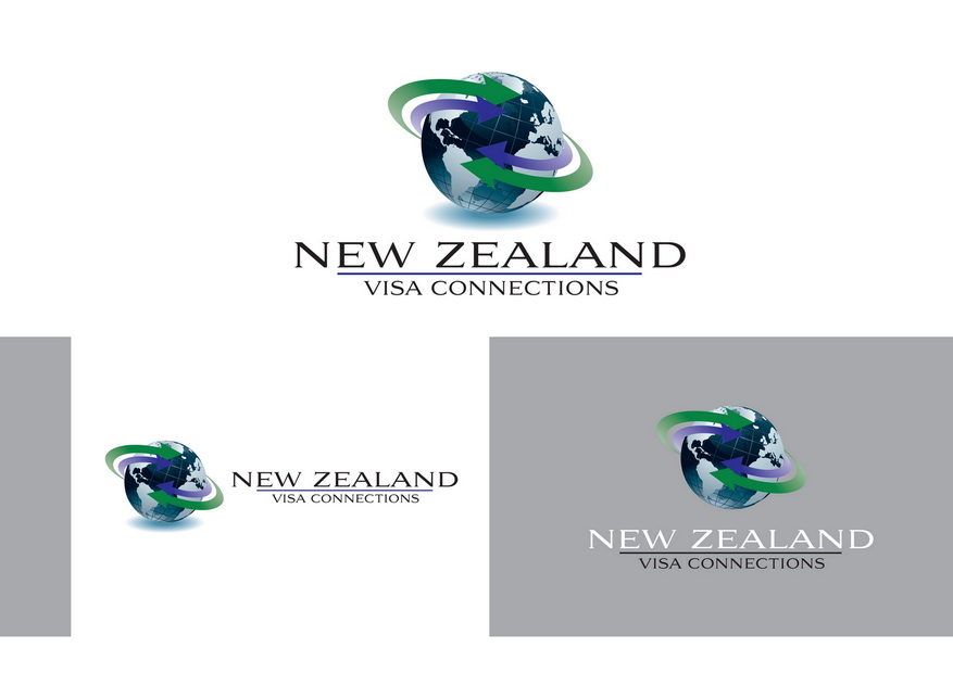 Logo Design by Esign for New Zealand Visa Connections | Design #3504318