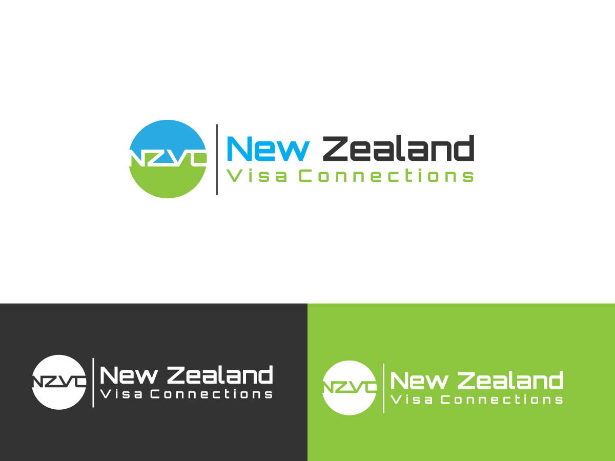 Logo Design by Anyl Thapa for New Zealand Visa Connections | Design #3490131