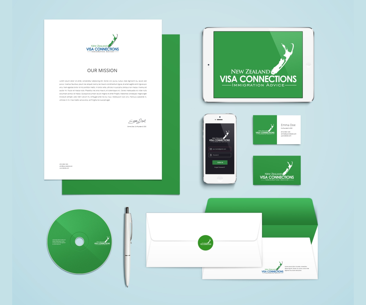 Logo Design by maverick for New Zealand Visa Connections | Design #3540298