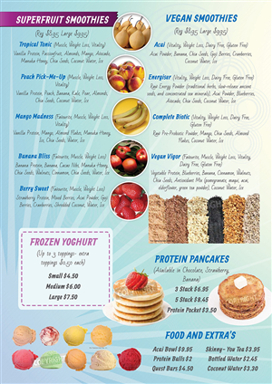 Menu Design by designbox for this project | Design: #3514191