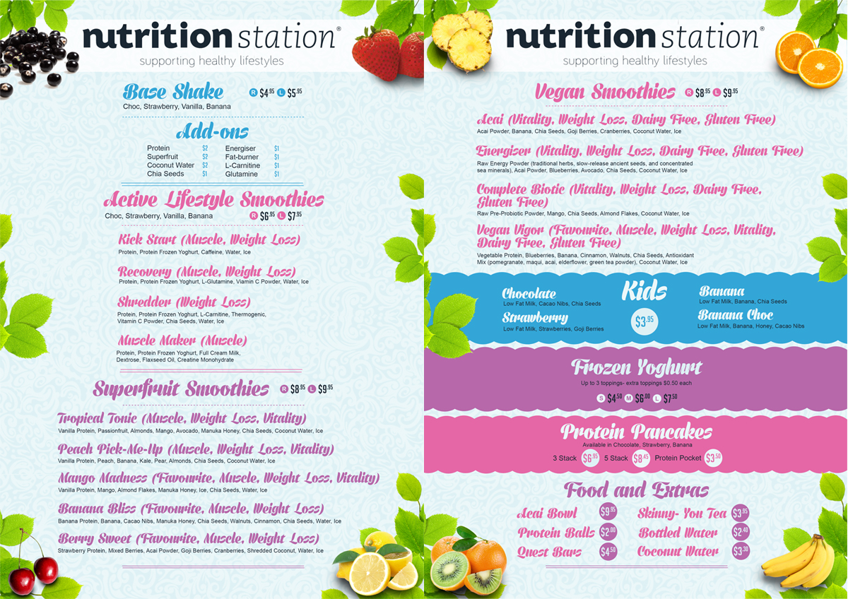 Menu Design by Juuri for this project | Design #3497070