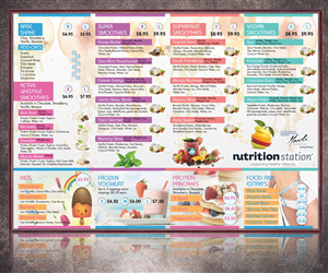 Menu Design by e.gitova for this project | Design: #3510357