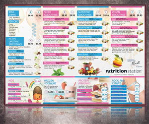 Menu Design by e.gitova for this project | Design #3510359