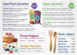 Menu Design by Ekanite