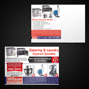 Catering free gift mailing | Postcard Design by Mon01