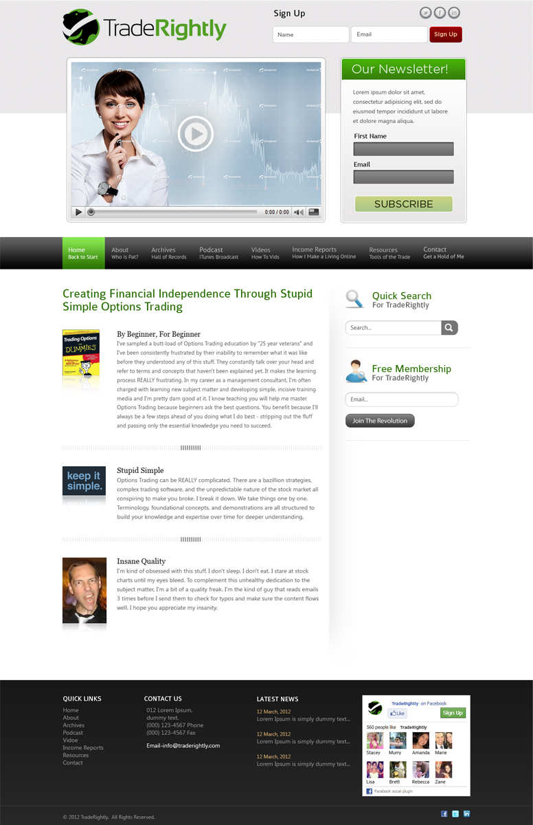 Wordpress Design by Mayank Patel for this project | Design #865353