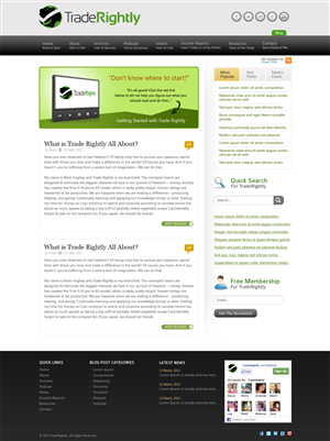 Wordpress Design by Mayank Patel for this project | Design: #870905