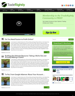 Wordpress Design by pb for this project | Design: #865333
