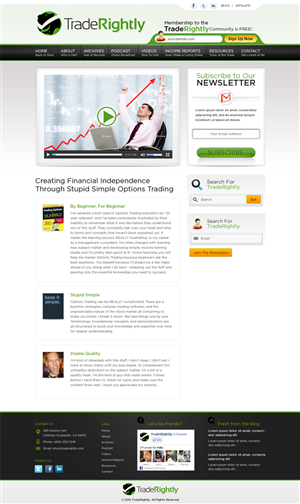 Wordpress Design by ShreejiAkshar for this project | Design: #868406